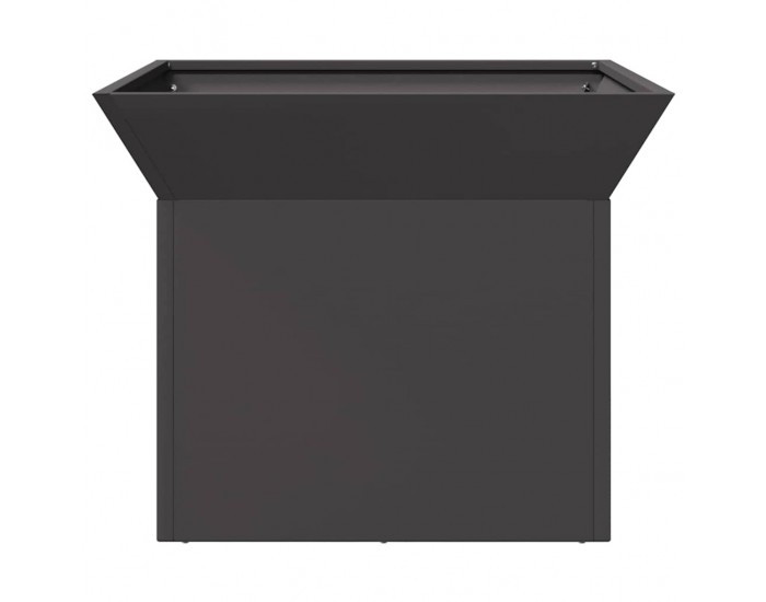 Sonata H Огнище Черно 50 x 50 x 40 cm Стомана