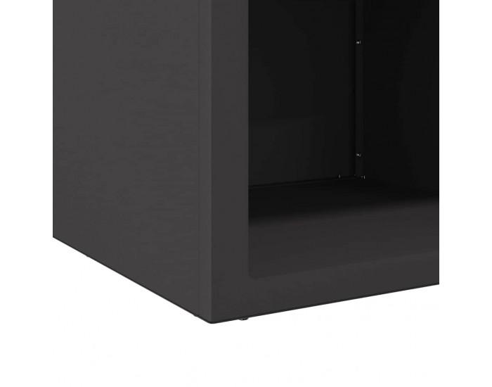 Sonata H Огнище Черно 50 x 50 x 40 cm Стомана