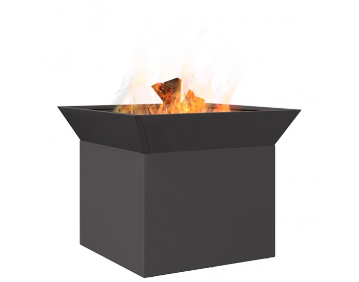 Sonata H Огнище Черно 50 x 50 x 40 cm Стомана