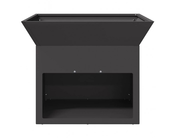 Sonata H Огнище Черно 50 x 50 x 40 cm Стомана