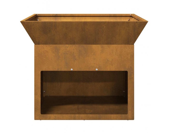 Sonata H Огнище Ръждясало 50 x 50 x 40 cm Патинираща стомана
