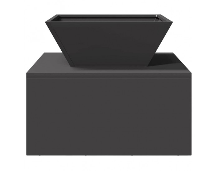 Sonata H Огнище Черно 50 x 50 x 40 cm Стомана