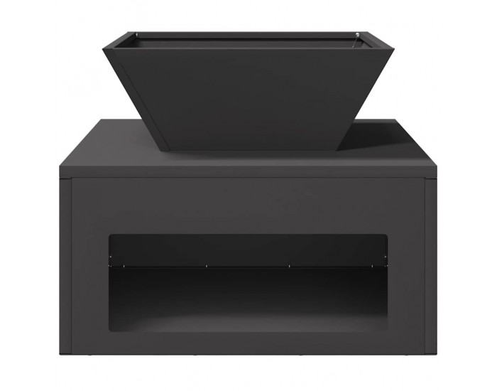 Sonata H Огнище Черно 50 x 50 x 40 cm Стомана