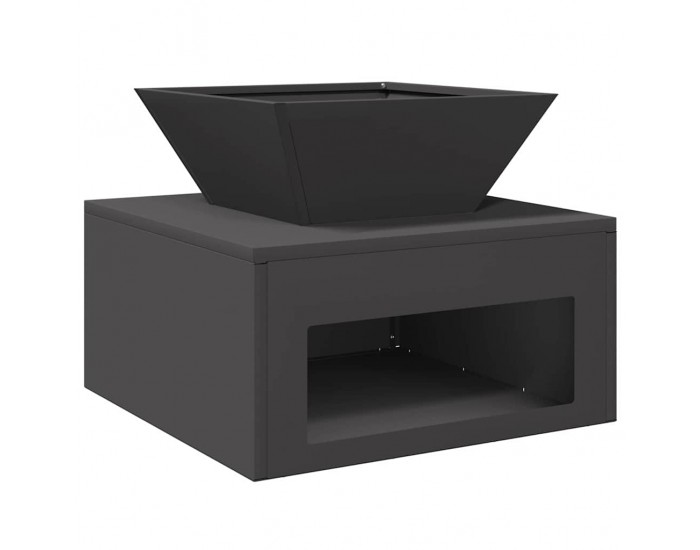 Sonata H Огнище Черно 50 x 50 x 40 cm Стомана