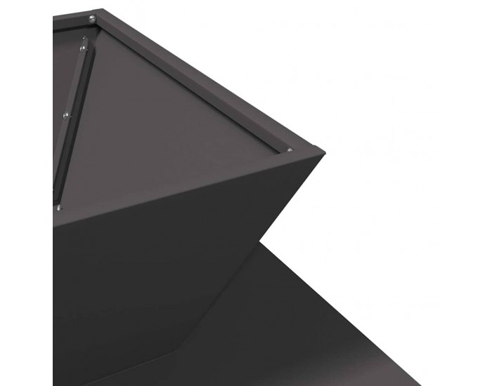 Sonata H Огнище Черно 50 x 50 x 40 cm Стомана