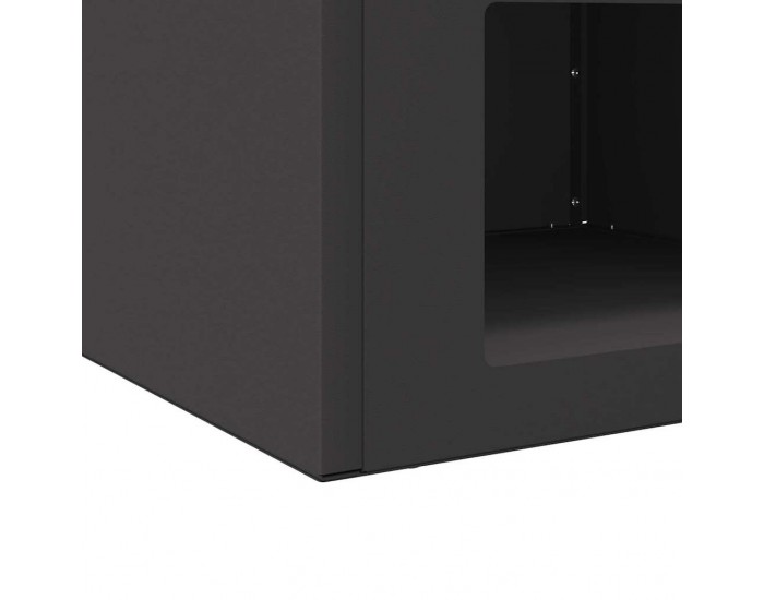 Sonata H Огнище Черно 50 x 50 x 40 cm Стомана