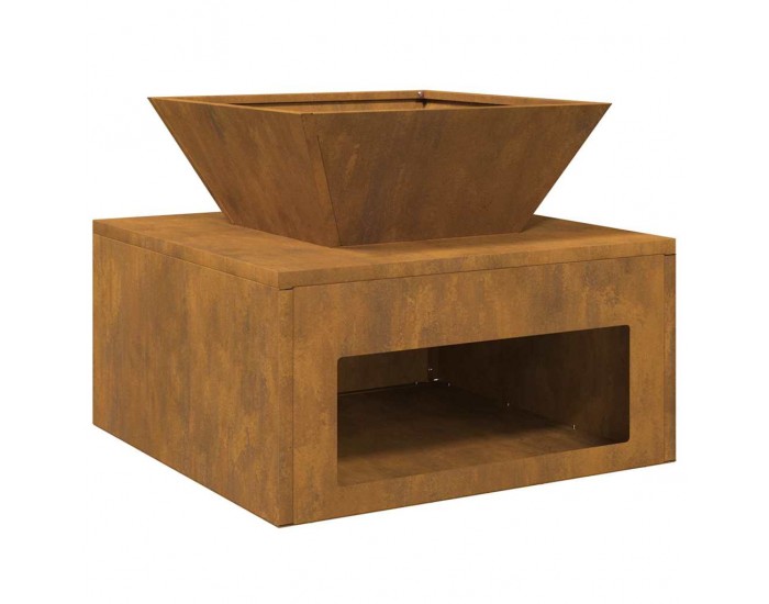 Sonata H Огнище 50 x 50 x 40 см от корозионна стомана