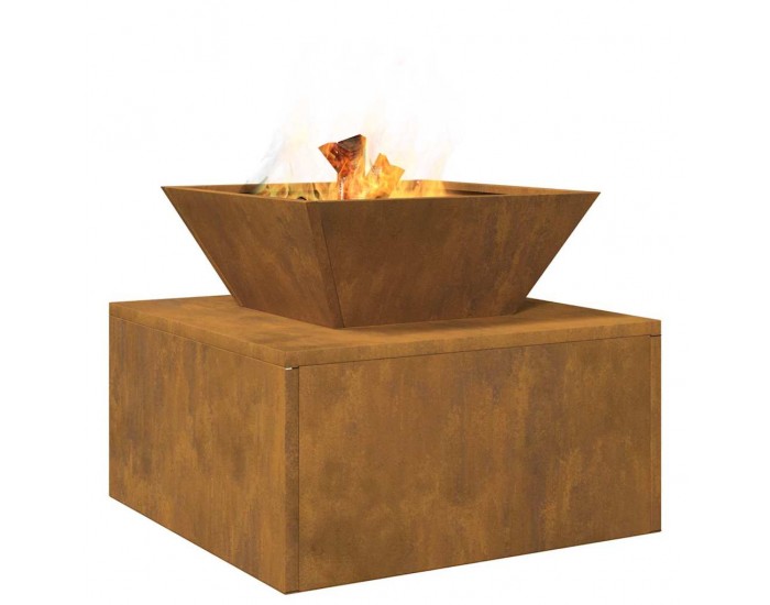 Sonata H Огнище 50 x 50 x 40 см от корозионна стомана