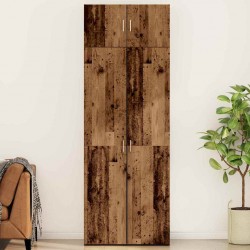 Sonata H Шкаф за съхранение Старо дърво 80 x 42.5 x 225 см - Шкафове, Витрини, Модулни секции