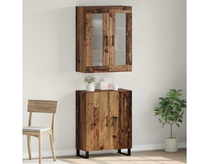 Sonata H Висок шкаф Старо дърво 69.5 x 34 x 90 см Инженерно дърво