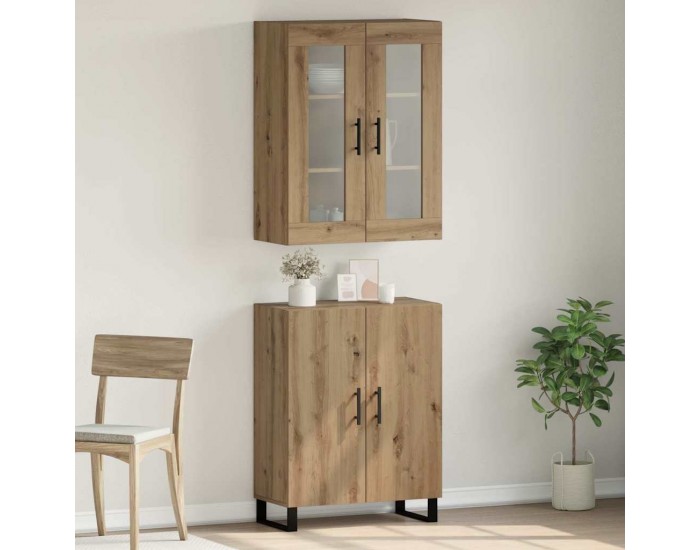 Sonata H Висок шкаф дъб артизан 69.5 x 34 x 90 см Инженерно дърво