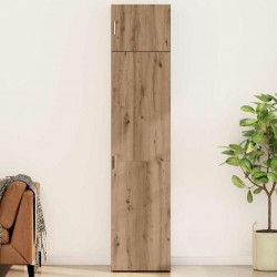 Sonata H Шкаф за съхранение дъб артизан 50 x 41 x 225 см Инженерно дърво - Шкафове, Витрини, Модулни секции