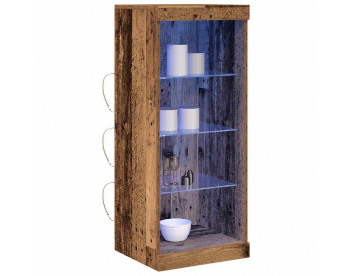 Sonata H Служебен шкаф Старо дърво 41 x 37 x 100 см Инженерно дърво