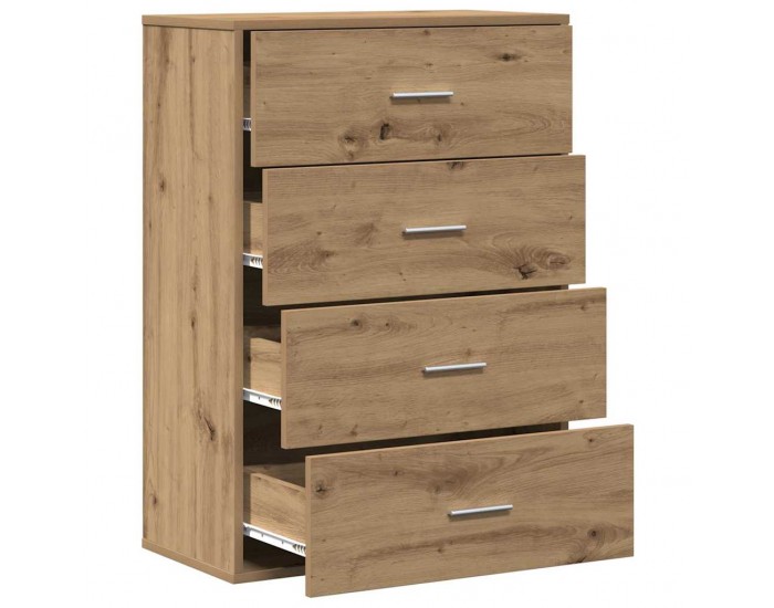 Sonata H Служебен шкаф дъб артизан 60 x 31 x 84 см Инженерно дърво