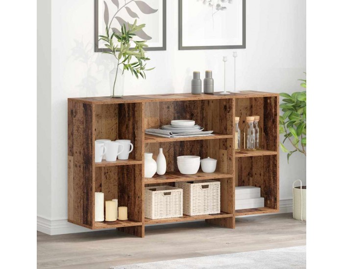 Sonata H Служебен шкаф Старо дърво 120 x 30 x 75 см Инженерно дърво