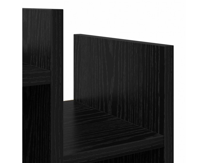 Sonata H Страничен шкаф Черен дъб 60 x 26 x 60 см Инженерно дърво