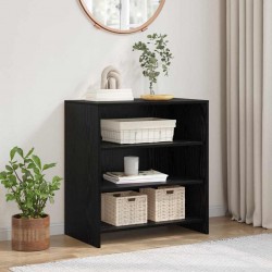 Sonata H Служебен шкаф Черно 70 x 41 x 75 см Инженерно дърво - Шкафове, Витрини, Модулни секции