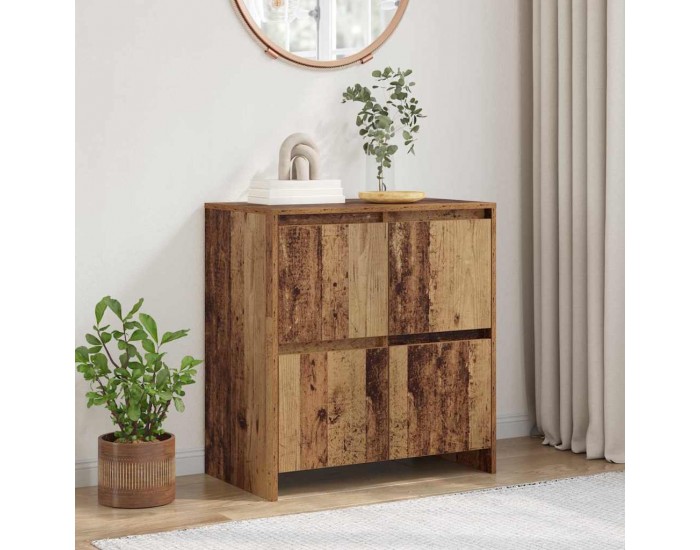 Sonata H Служебен шкаф Старо дърво 70 x 41 x 75 см Инженерно дърво