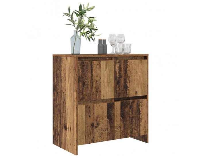 Sonata H Служебен шкаф Старо дърво 70 x 41 x 75 см Инженерно дърво