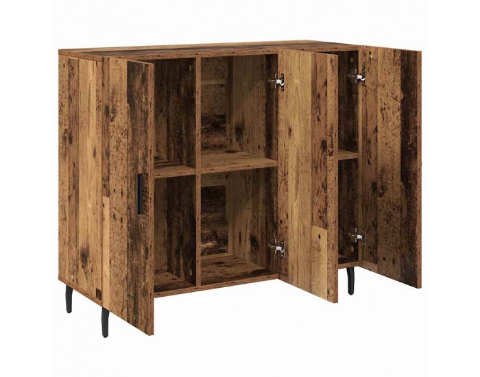 Sonata H Служебен шкаф Кафяво 90 x 34 x 80 см Инженерно дърво