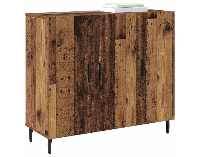 Sonata H Служебен шкаф Кафяво 90 x 34 x 80 см Инженерно дърво