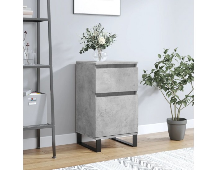 Sonata H Бюфет бетонно сив 40x35x70 см инженерно дърво