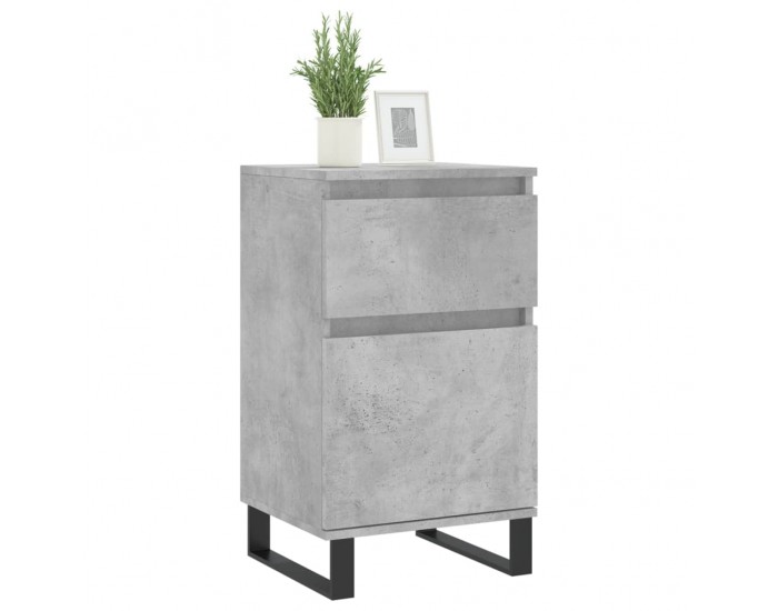 Sonata H Бюфет бетонно сив 40x35x70 см инженерно дърво