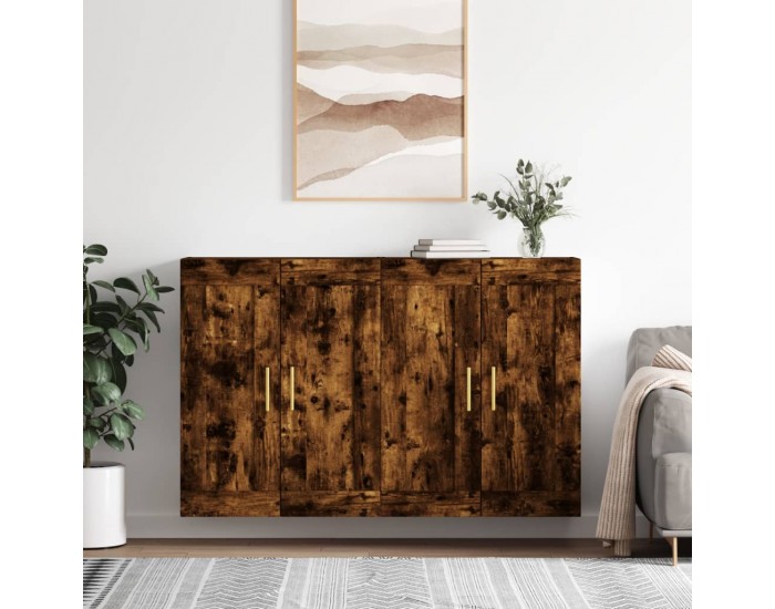 Sonata H Стенни шкафове, 2 бр, опушен дъб, инженерно дърво