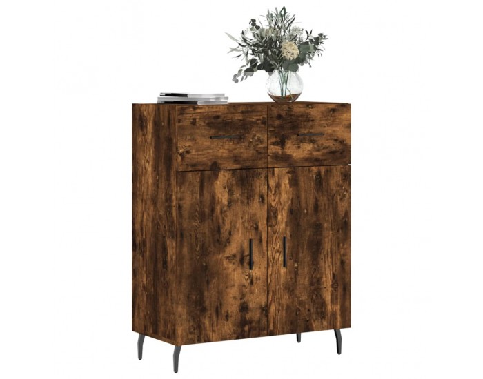 Sonata H Сайдборд, опушен дъб, 69,5x34x90 см, инженерно дърво