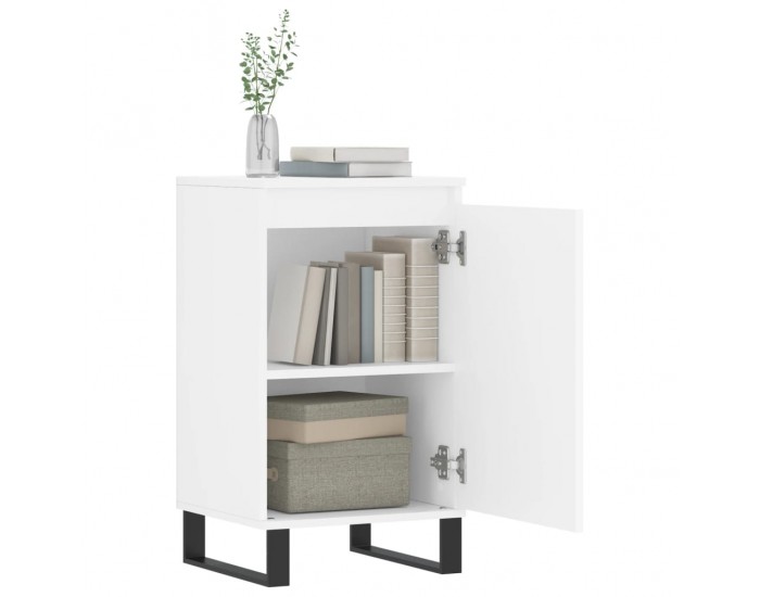 Sonata H Бюфет бял 40x35x70 см инженерно дърво