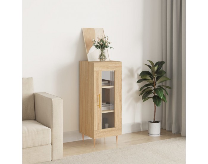 Sonata H Сайдборд, дъб сонома, 34,5x34x90 см, инженерно дърво