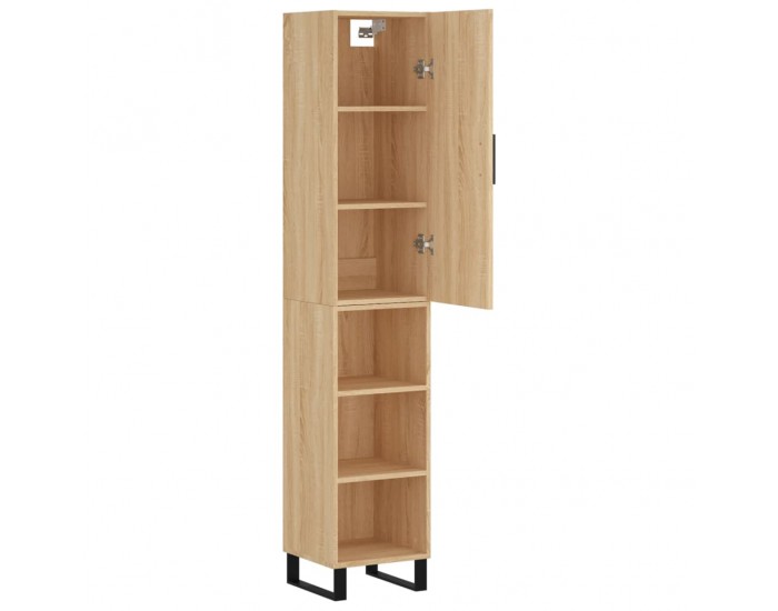 Sonata H Висок шкаф, сонома дъб, 34,5x34x180 см, инженерно дърво