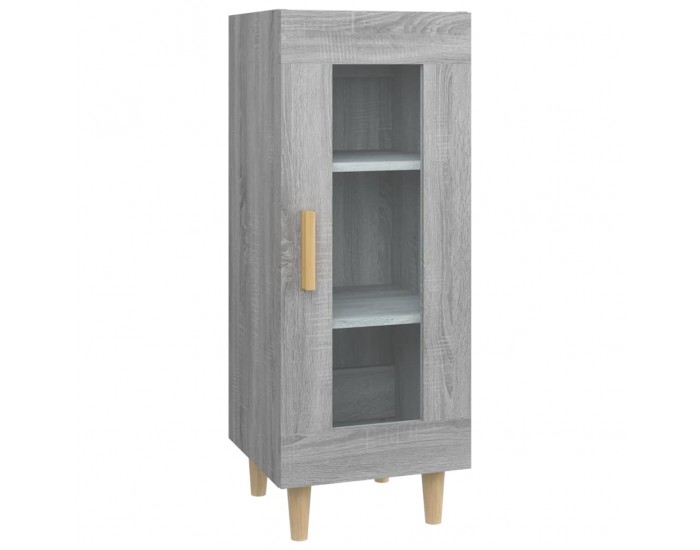 Sonata H Сайдборд, сив сонома, 34,5x34x90 см, инженерно дърво