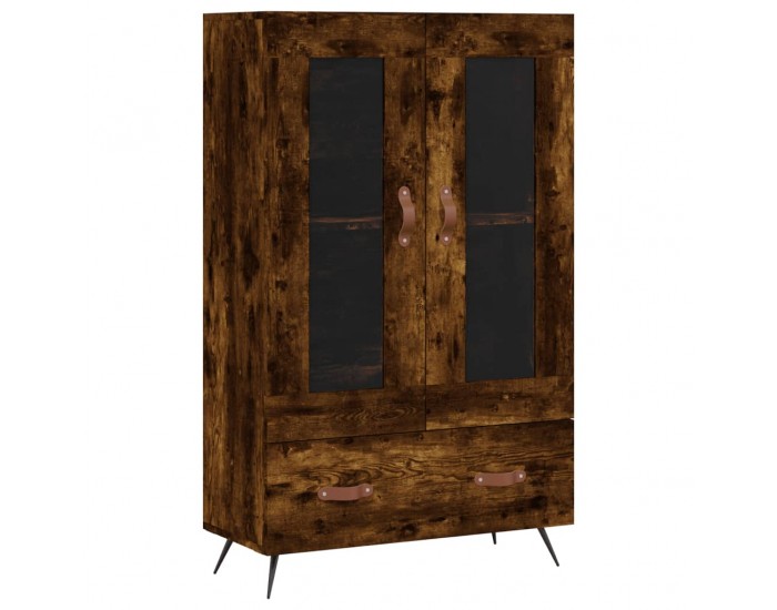 Sonata H Висок шкаф, опушен дъб, 69,5x31x115 см, инженерно дърво