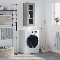 Sonata H Стенен шкаф сив сонома 34,5x34x90 см - Шкафове, Витрини, Модулни секции