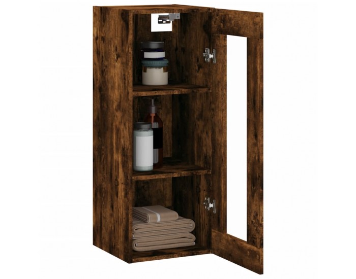 Sonata H Стенен шкаф опушен дъб 34,5x34x90 см