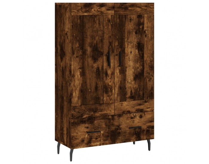 Sonata H Висок шкаф, опушен дъб, 69,5x31x115 см, инженерно дърво