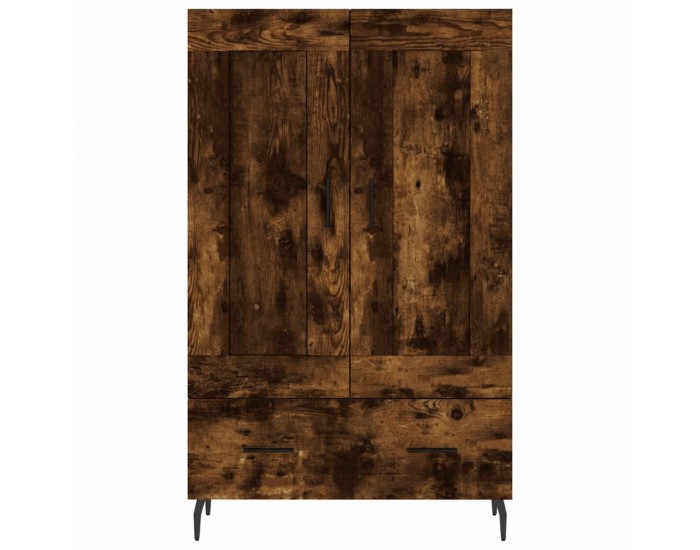 Sonata H Висок шкаф, опушен дъб, 69,5x31x115 см, инженерно дърво