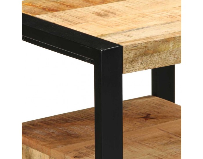 Sonata H Комплект мебели за баня 2 pcs Кафяво Сурово мангоново дърво