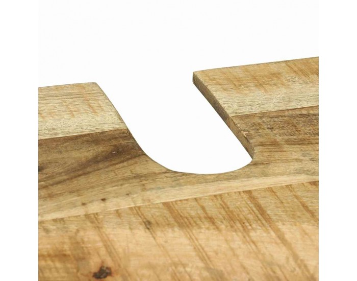 Sonata H Комплект мебели за баня 2 pcs Кафяво Сурово мангоново дърво