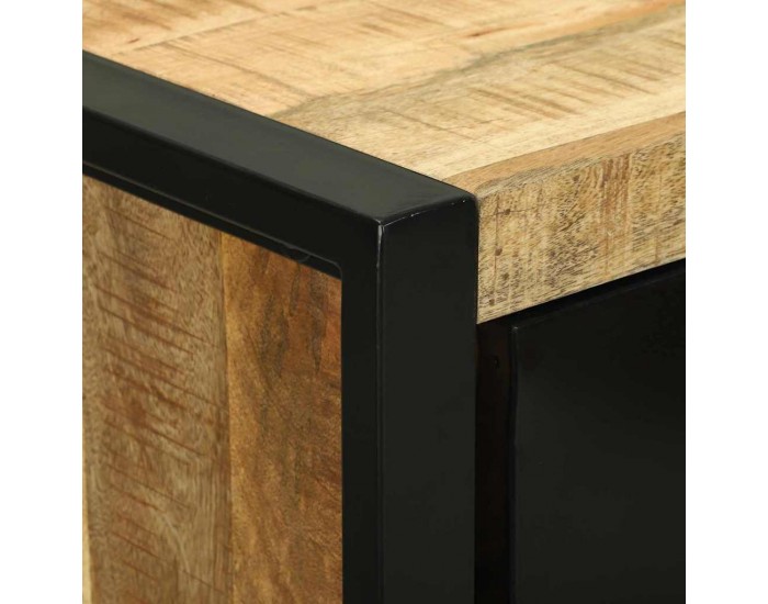 Sonata H Комплект мебели за баня 2 pcs Кафяв Солидно мангово дърво