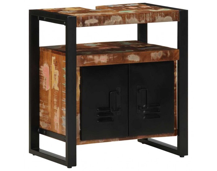 Sonata H Комплект мебели за баня 2 pcs Солидна рециклирана дървесина