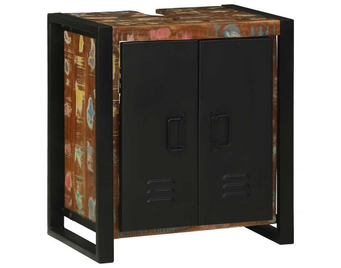 Sonata H Комплект мебели за баня 4 pcs Солидна рециклирана дървесина