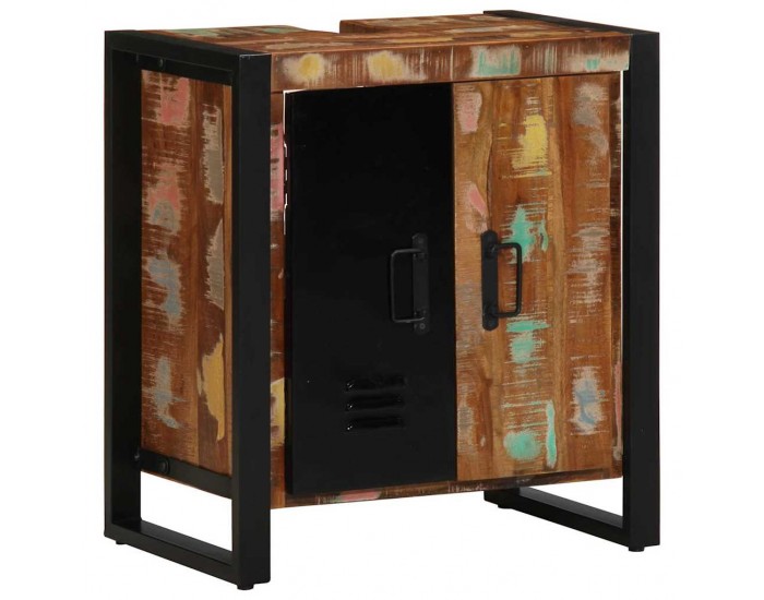 Sonata H Комплект мебели за баня 4 pcs Солидна рециклирана дървесина