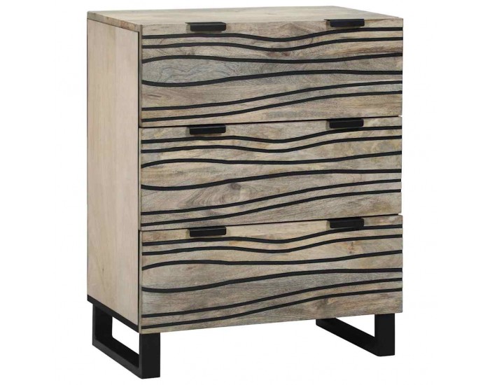 Sonata H Комплект мебели за баня с чекмедже с рафт 3 pcs Бял 180 x 33 x 75 см