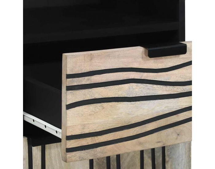 Sonata H Комплект мебели за баня 4 pcs Орехов кафяв 38 x 33 x 160 см