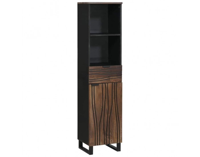Sonata H Комплект мебели за баня с чекмедже с рафт 4 pcs Бял 38 x 33 x 160 см