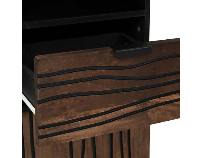 Sonata H Комплект мебели за баня с чекмедже с рафт 4 pcs Бял 38 x 33 x 160 см