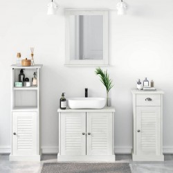 Sonata H Комплект мебели за баня 3 pcs антично бяло 37 x 34 x 110 см - Комплекти