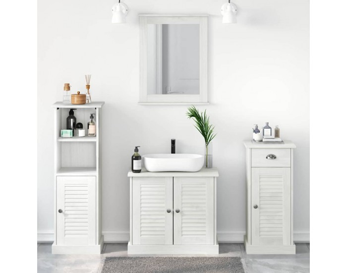 Sonata H Комплект мебели за баня 3 pcs антично бяло 37 x 34 x 110 см